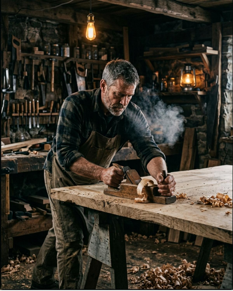 The Edge of the Grain How a Laid Off Father Turned Reclaimed Wood and a Broken Spirit into His Familys Salvation