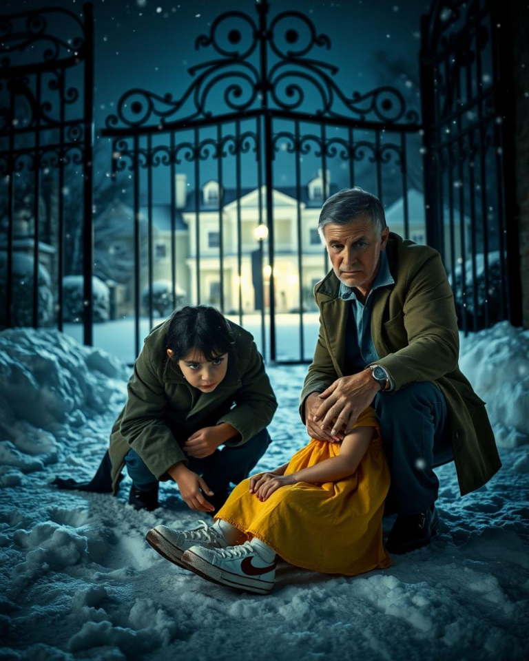 The Night a Stranger’s Gate Became a Lifeline: A Story of Loss, Courage, and Redemption