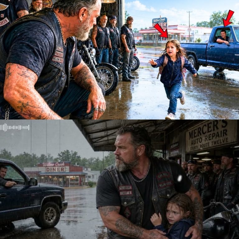 A Little Girl Ran to a Biker in the Rain—What He Did Next Shocked Everyone