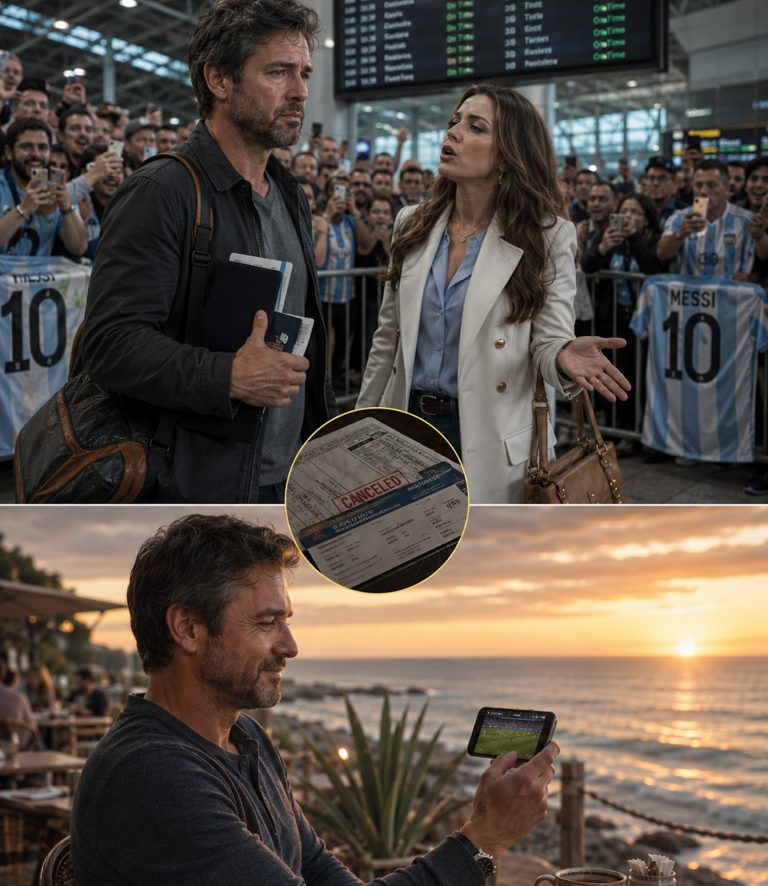 “The departure board flashed on time. But my marriage was already falling apart.” Thousands of fans filled the airport, waving flags and counting down to the World Cup. My wife pulled me aside and calmly told me to go home — she wanted to enjoy the tournament without me. Then I remembered every ticket, every hotel, every booking was under my name. What I did next left everyone around us speechless.