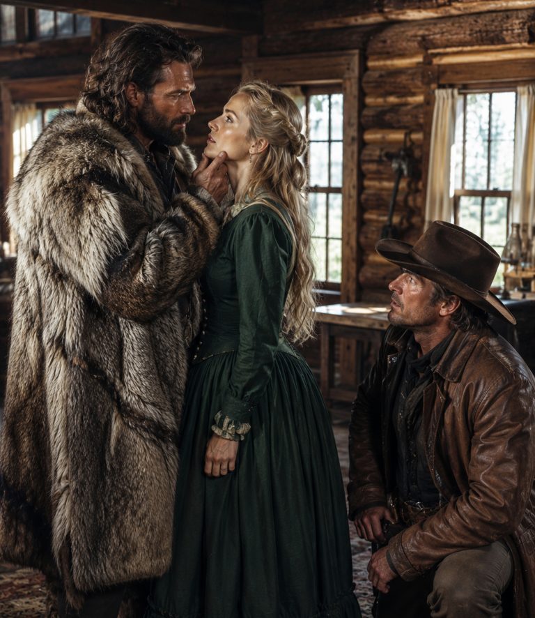 “The mountain cabin had no lock on its sleeping alcove. Ruth Mercer discovered that after midnight when two broad shadows stopped behind the hanging elkhide.” She was 22, thin from factory meals, holding broken sewing scissors in her trembling hand. She’d come expecting a husband. Instead, two rough mountain men had carried her trunk up a frozen trail and barricaded the door behind her. One whispered she would “satisfy them both.” The other held her dead husband’s bloodstained ledger. She’d been dragged to a cabin with no locks, no preacher, and a debt she didn’t owe. But she had one thing they didn’t expect: she could read the numbers that would destroy them all.