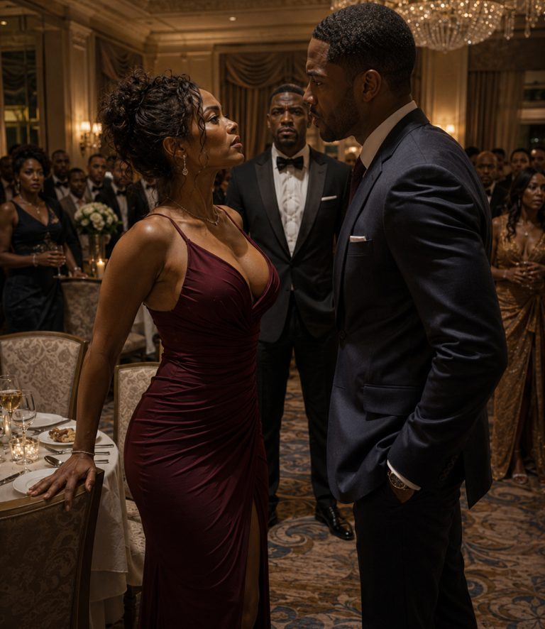 “I heard everything,” Malik said quietly, standing in the guest bedroom doorway at nearly midnight. His wife Ammani had been crying through a two-inch gap in an office door at a party — and what she said about Deshawn, about the airport, about why she drove home instead of leaving him — shattered everything Malik thought he knew. Then she placed a small white object on the kitchen table… and his hands moved to his face.