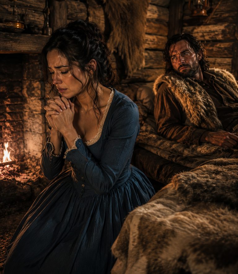 “Dear Lord, please forgive me. I never meant to kill him.” Josephine knelt by the dying hearth, whispering her confession to a man she thought was fast asleep. She was dead wrong. The scarred mountain man heard every word — and when the bounty hunters came for her, he didn’t just protect her. He revealed that the deputy she’d killed was the same man who’d burned his brother alive and left him for dead ten years earlier. What happened at Dead Man’s Gorge would bury the past once and for all.