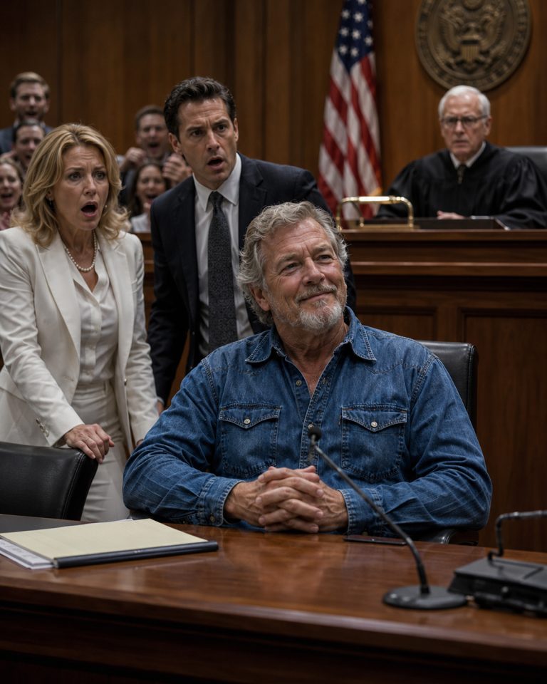 “You’re a loser,” the judge said, her voice cutting across the courtroom like a verdict already decided. She mocked his old truck, his two jobs, his modest house. His ex-wife smiled from across the room. Then an elderly woman in the back row stood up. Then a veteran. Then a nurse. One by one, the entire room rose — not for the judge, but for him.