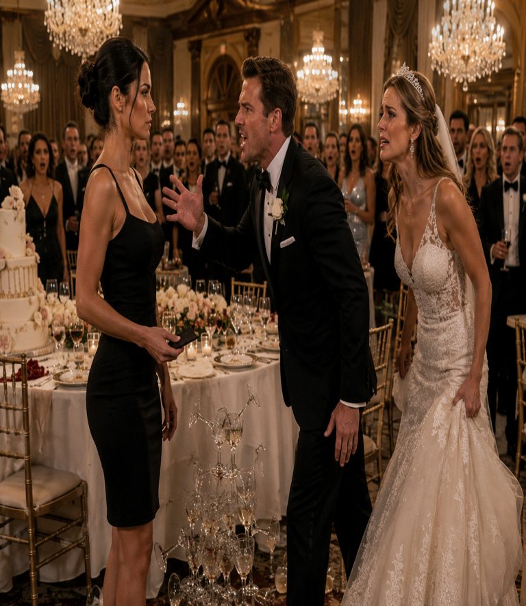 “Mr. Parker, the card you left on file has been declined.” The banquet manager didn’t raise his voice, but the words traveled through the ballroom like a crack running across a sheet of glass. Three hundred guests stopped talking. My ex-husband stood frozen beside his new bride, their $200,000 wedding suddenly hanging by a thread. He turned and found me in the back of the room — and his face went white, then red, then hard. “What did you do?” he demanded. I looked at the black card on the table and said the one thing that would destroy everything they’d built on my name.