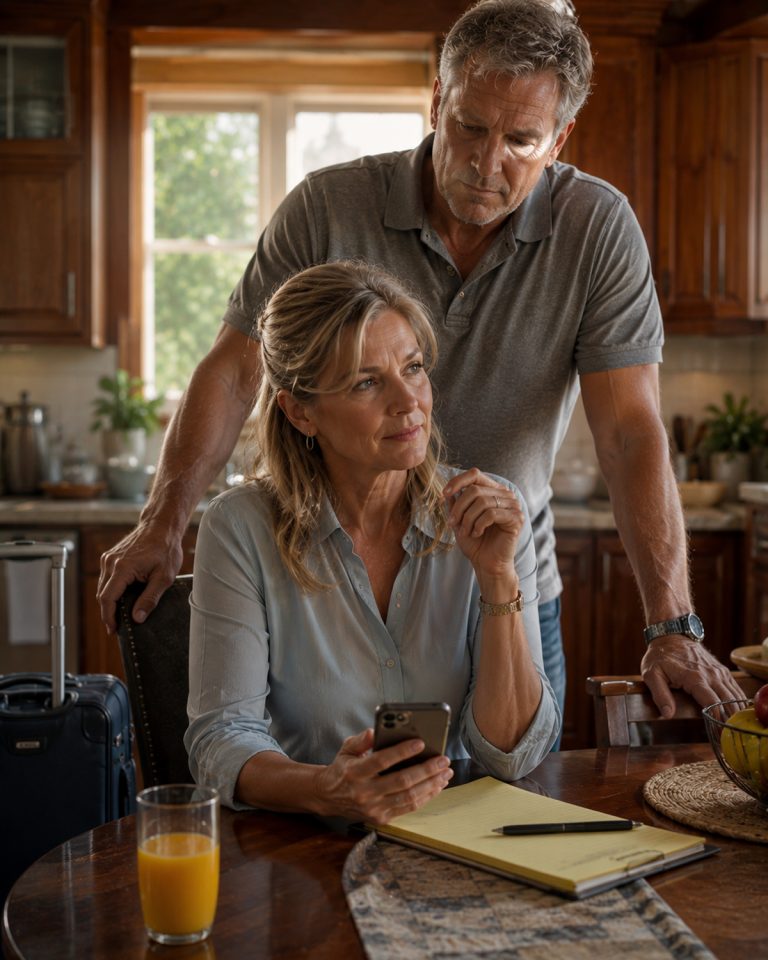 “My daughter-in-law sent my wife a list. 14 dishes, 25 guests, a start time of 5 in the morning.” Harold Foster read it over his wife’s shoulder at the kitchen counter. Karen had spent 28 years teaching second grade and 34 years making things easy for everyone else. This time, she said no. She booked a flight to Florida instead. When Melissa walked into the dark kitchen at 8 AM on Thanksgiving morning, she found no turkey, no prep work, no Karen—just a note under a juice glass that read, “The kitchen is yours.” Some problems solve themselves when the people who’ve been taken for granted finally decide to stop showing up.