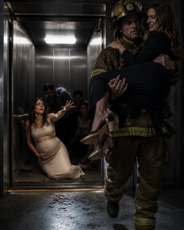 “Trapped in an elevator for 7 hours, I lost consciousness from hypoxia while protecting my six-month unborn baby with my life. When the doors finally pried open, my husband, the lieutenant of the fire department’s rescue squad, scooped up his terrified ex-girlfriend in his arms and walked out with her first. Then a young firefighter handed him my wedding ring along with my final message — and he collapsed to the floor.”