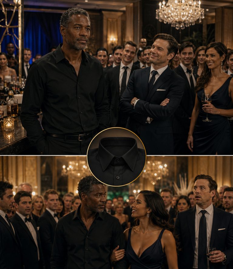 “20 years ago, they laughed at him for being poor. They laughed at him for being a black man raising a child alone. They called him names designed not just to wound, but to define—to draw a circle around everything he would never become, and dare him to try crawling out. Tonight, inside a ballroom draped in chandeliers and filled with expensive whiskey, the question of who Marcus Johnson really was would finally be answered—not by him, not with a speech, but by a woman who stepped out of a Rolls-Royce, walked through a parting crowd, reached for his arm, and said two words that collapsed every assumption in the room: ‘He’s with me.'”