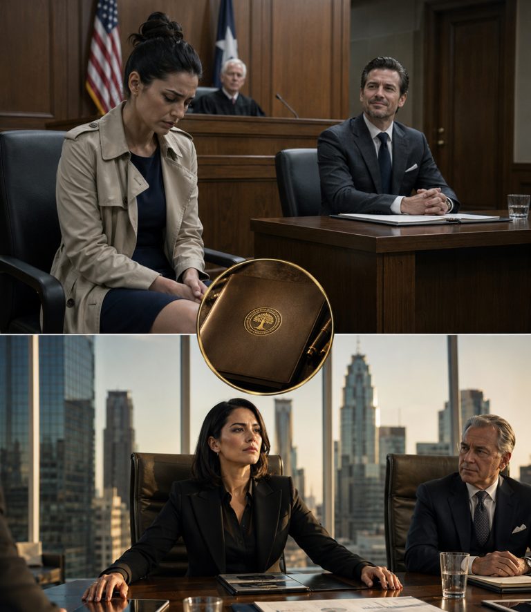 “The gavel echoed like a gunshot, finalizing the fastest divorce Cook County had ever seen.” Bradley smirked, convinced he had just brilliantly conned his seemingly penniless wife to protect his hidden offshore accounts. He had demanded a clean break, offering her a mere $40,000 and a waiver of all future claims. He had absolutely no idea the ink drying on that decree had just cost him an $85 million empire. Because the quiet, broken woman in the faded beige coat was nobody’s victim—and she had been playing a game he didn’t even know existed.