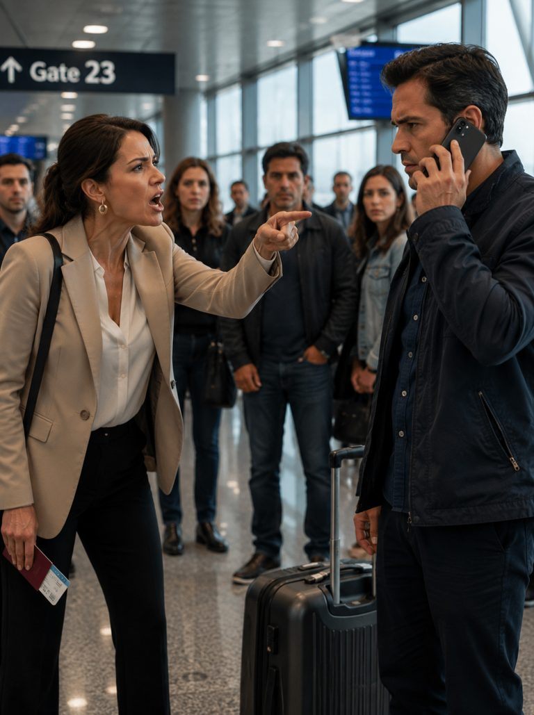 “This is the first class lounge,” the gate agent said, sliding his ticket back without scanning it. “You’re looking for general boarding.” The man in the worn jacket stood there while passengers laughed and she stripped away his priority in front of everyone. Then he lifted his phone to his ear, made a call that lasted under 30 seconds—and minutes later, 152 flights across the world froze at once.