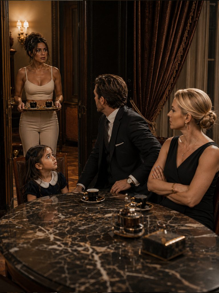 “The table was set for a wedding cake tasting when I walked into the private room—and there he was. Five years since I’d left the man I loved to protect our unborn child. Five years since I’d disappeared into a new life, a new name, a new world. And now Giovanni Reichi sat at that marble table with a fiancée on his arm and a little girl who called him ‘Papa.’ My heart stopped. But the woman beside him was cruel—and the child was his. Then he turned to me, his eyes full of a storm I couldn’t read, and whispered a secret that made me forget how to breathe. He knew about my daughter. He’d had me followed for years. And now he was offering to burn his entire empire down—to choose us over everything. But his fiancée’s family had other plans. And the men they sent to the park the next day would stop at nothing to take what was his.”