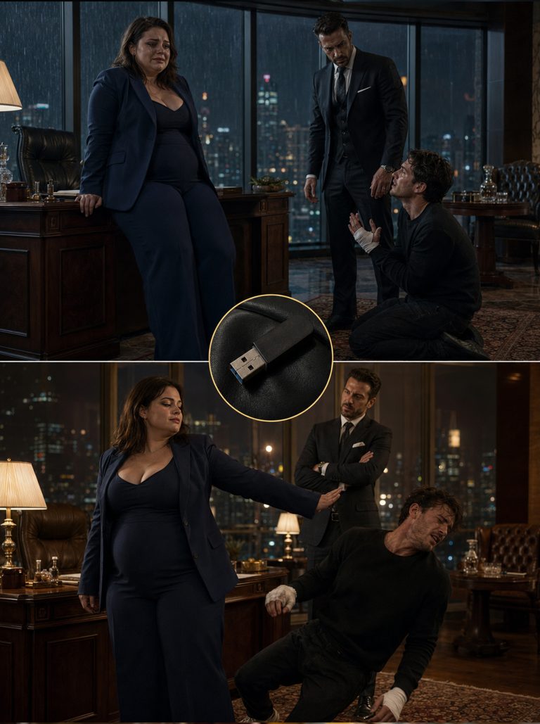 “He thought I was just a fat, lonely secretary he could use,” Alex said, watching her ex-boyfriend kneel on the office rug. Three weeks ago, Wyatt had slid back into her DMs — apologizing, flattering, planning a date. She’d almost believed he’d changed. But her billionaire boss had other information: a $250,000 gambling debt, a rival syndicate’s plot, and a flash drive Wyatt planned to slip into her purse tonight. Then her boss kissed her — and the real reason he’d kept her close for three years finally came out.