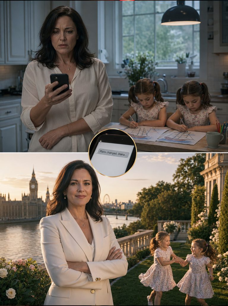 “When a text message arrived from my narcissistic father cutting my twin daughters and me from a luxury cruise to appease my entitled sister, he thought he was pulling off the ultimate power move. He confidently claimed they only wanted ‘real family’ on the ship. Completely unaware that the multi-million dollar global supply contracts keeping his own business alive were entirely controlled by my private logistics corporation. Within two hours, I didn’t just cancel their cruise — I completely cut off their global shipping licenses, liquidated the family estate, and triggered a total financial blackout that dismantled their entire empire before their flight even left the tarmac.”