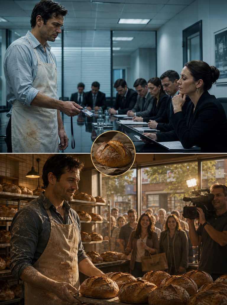 “So, this is where people end up when they can’t keep a real job,” Lauren Whitmore laughed as the bakery door swung shut behind her. The man in the flour-dusted apron was Ryan Carter — the quality control manager she had fired weeks earlier for taking time off to care for his sick mother. She remarked almost sweetly that he had finally found work baking for someone else. Ryan only smiled. He never mentioned that he owned this place. And he never told her that within days, the whole country would know his name. She walked out thinking she’d witnessed his defeat. She was wrong about everything.