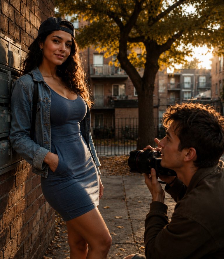 “Forget the app, Miles. Take me out,” my neighbor said during her dating profile photo shoot. I almost dropped my camera. Three hours later, I’d canceled her profile, kissed her by the river, and realized the woman I’d been helping find someone else had been standing in my doorway all along.