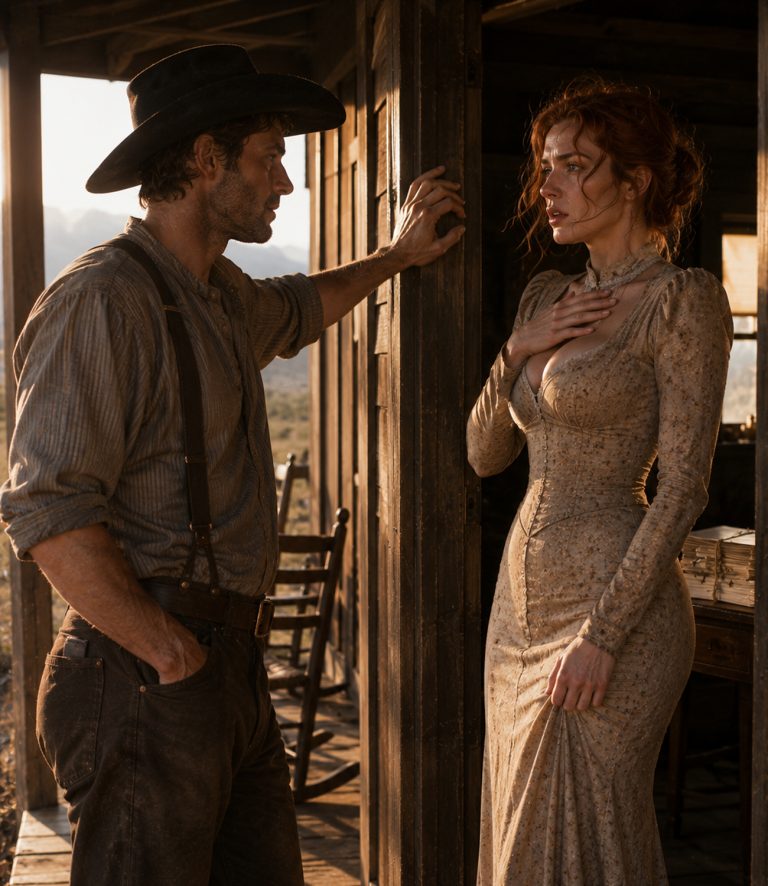 “I’ve always loved words,” she said carefully — which was true, and said nothing else, which was cowardice. Sawyer Ellis had been expecting Louisa Bellamy off the afternoon stage for three months. But the woman who stepped down from that stage wasn’t the woman who’d written those letters. He knew it within thirty seconds. He just didn’t know why — or how long she’d keep pretending. Then a neighbor with a grudge found out the truth, and he gave Sawyer a choice: sell his water rights or watch the woman he loved get destroyed by scandal in front of the entire county.