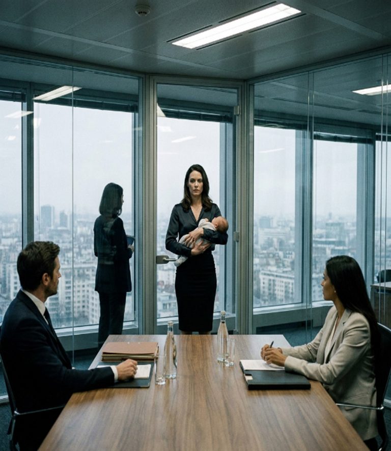 “He came to the divorce meeting prepared to erase her from his life. But the moment his wife walked into the glass-walled conference room carrying an 11-day-old baby in her arms, Adrien Vale forgot how to breathe. The baby had his eyes — and the woman sitting beside him, his lover, the one he had chosen over his wife, slowly removed her hand from his. Because in that room, beneath the cold lights of power, money, betrayal, and lies, everyone was about to discover that Adrien Vale had not only broken his wife’s heart — he had almost destroyed the only woman who had truly loved him.”