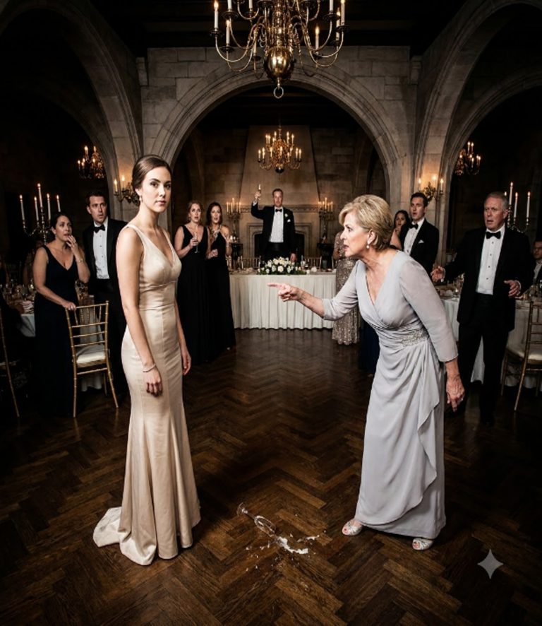 “Why is this defect here?” my mother asked 200 guests at my sister’s wedding. I stood there holding champagne I never asked for, the first words I’d heard from her in nine years. My sister turned, saw my face, and smiled the way you smile at a stain on a rented tablecloth. “You are not invited.” She was right about that. She just didn’t know who I was. Then the groom stood up to make his toast—the groom I had unknowingly funded through a medical fellowship named after my grandmother. He thanked “the founder” who made it possible. And when he said my name, everything my family had spent nine years erasing came crashing down in front of 200 witnesses.