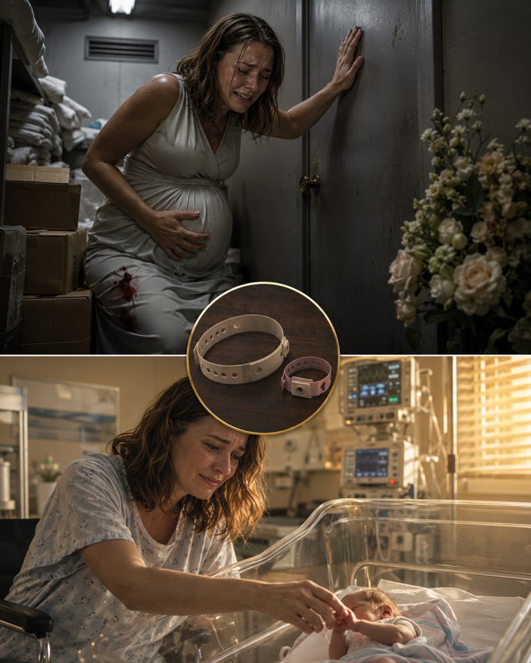 “My mother took my phone and locked me in a hotel storage room while I was in labor,” I told the nurse. My sister’s wedding was forty minutes away. When I woke up in the hospital, my family stood around my bed asking me not to call the police. Then my husband walked in with a look I’d never seen before — and said something that made my mother’s face go white.