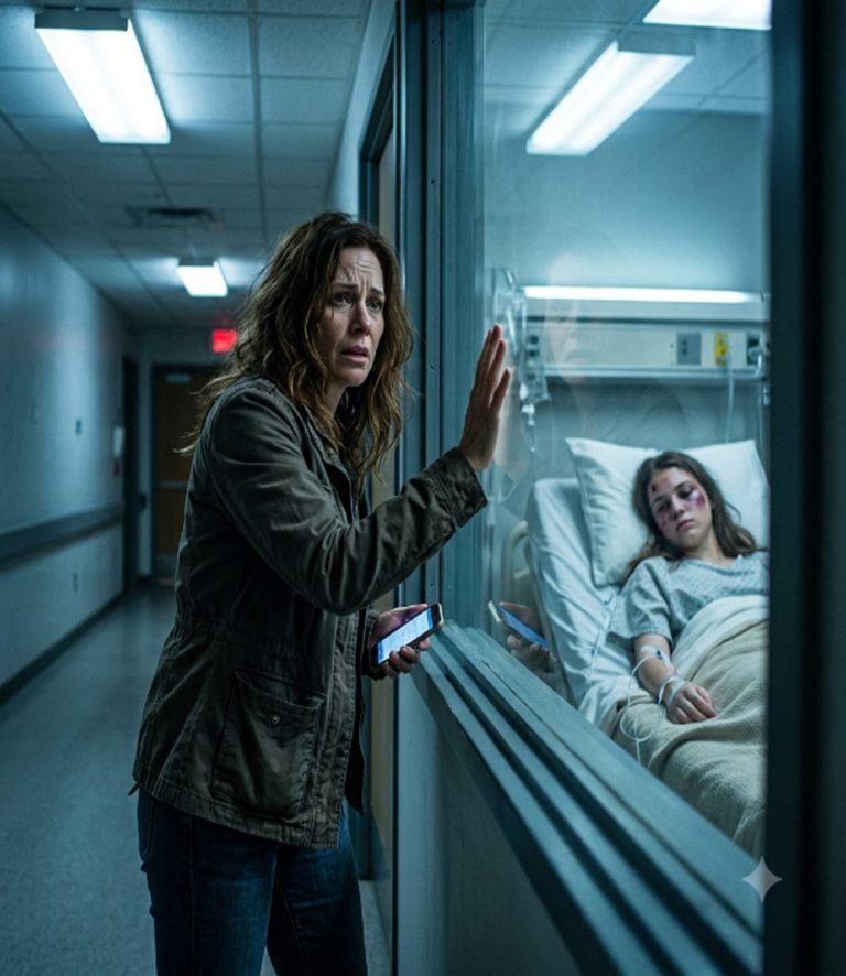“My 14-year-old daughter was lying in a hospital bed after collapsing on our family vacation. While I was in the ER, my sister broke into our house. On the security footage, she walked straight to the keypad and typed the code without hesitation—a code only three people knew. I changed it the week before. That’s when I realized: my daughter and I weren’t the first family she’d done this to. And the storage unit the police found held stolen items from strangers, not just us. The blue dress was the beginning. The tea set, the jewelry, the baby book—they were the pattern.”