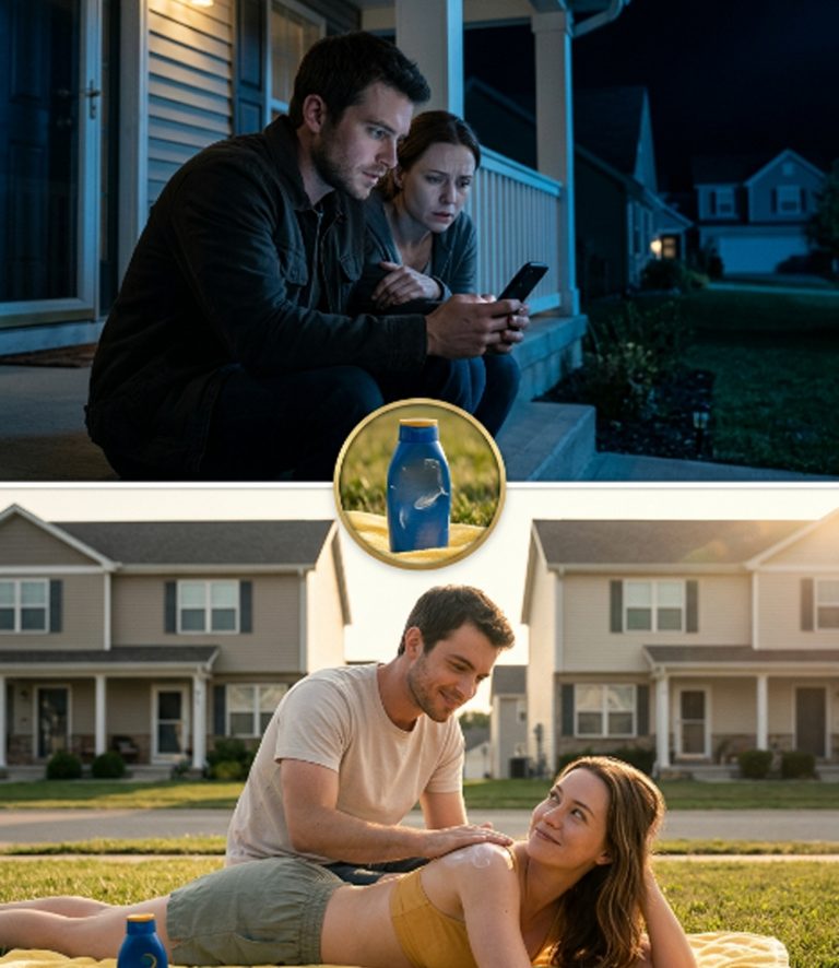 “I can’t reach my back,” my neighbor Sabrina said, holding up a bottle of sunscreen while lying on the grass in a red swimsuit. I was just fixing my porch steps when she asked for help. Then her phone buzzed with a text from her ex: “Bring anyone. Seriously, anyone.” She looked at me and said, “How do you feel about pretending to be my boyfriend for one evening?” I said yes before I even knew what I was agreeing to.