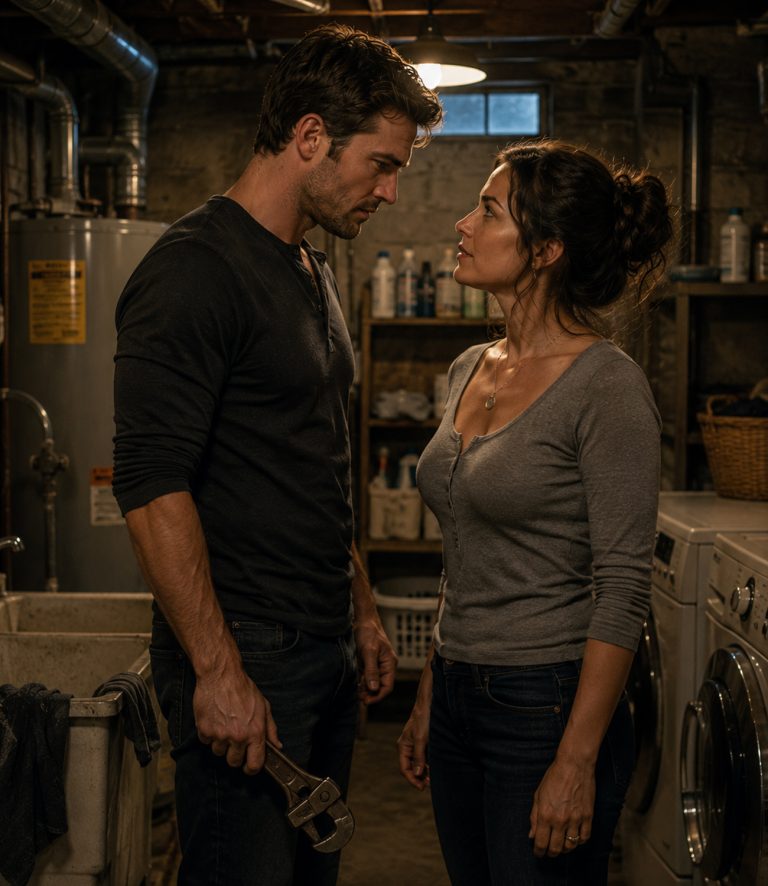“Are you trying this hard not to kiss me?” she asked, her voice quiet in the dim basement light. “Or am I imagining that?” I stood there with a wrench in one hand, water dripping somewhere behind us, and realized I’d been lying to myself for months. My neighbor. The one who borrowed my ladder and made me banana bread and texted me about storms because she knew my dog got anxious. I was supposed to fix her pipe — not fall for her. Then she told me she had a job offer in Boston. And everything I thought I knew about playing it safe fell apart.