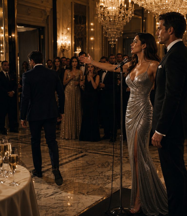 “Leave right now,” my wife’s lover said at the company gala. “You see this? He’s mine now. And there’s nothing you can do. You should walk out of here on your own before someone has to carry you out.” The security guard came and I left. What no one in that room knew—not Vanessa, not Damian, not a single person laughing into their drinks—was that I owned the majority stake in the company they were all celebrating that night. The real question is why I didn’t say a single word. I had spent years hiding who I was, letting people believe I had nothing. That night, I finally learned who I’d been protecting—and who I should have been protecting myself from all along.