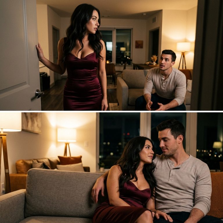 She Had to Leave for a Party—Then He Said Something That Made Her Freeze at the Door