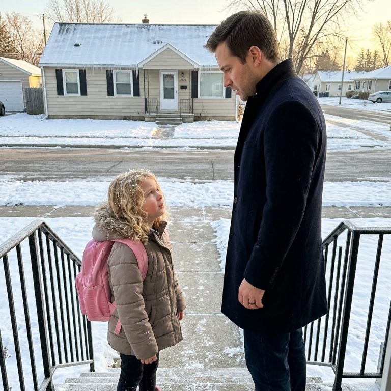 A 6-Year-Old Girl Found Him at Her Doorstep—What She Whispered Changed His Entire Life