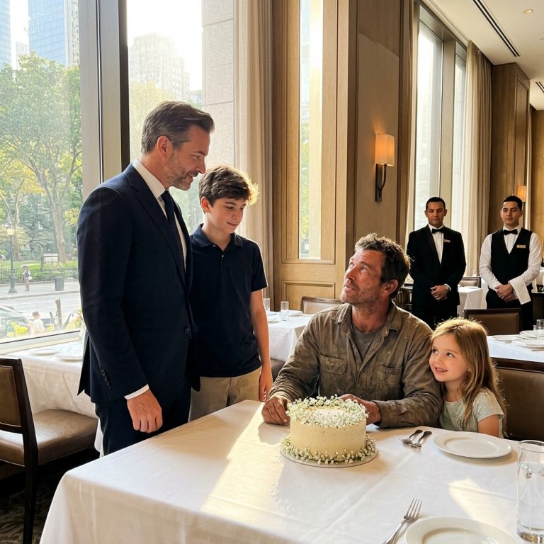A Billionaire Watched a Single Father Share One Meal—Then Did the Unthinkable