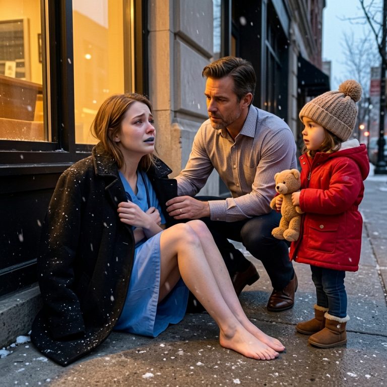 A Widowed CEO Found a Shivering Nurse in the Snow—Then Made Her an Offer That Changed Everything