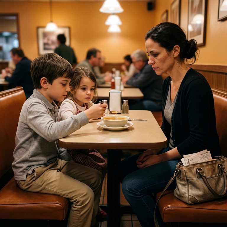 A Mother Ordered One Soup and Three Spoons—Then a Stranger Gave Them Something They’d Forgotten