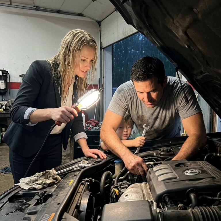 A CEO’s Car Broke Down in a Storm—Then a Single Father Made Her an Offer She Never Expected