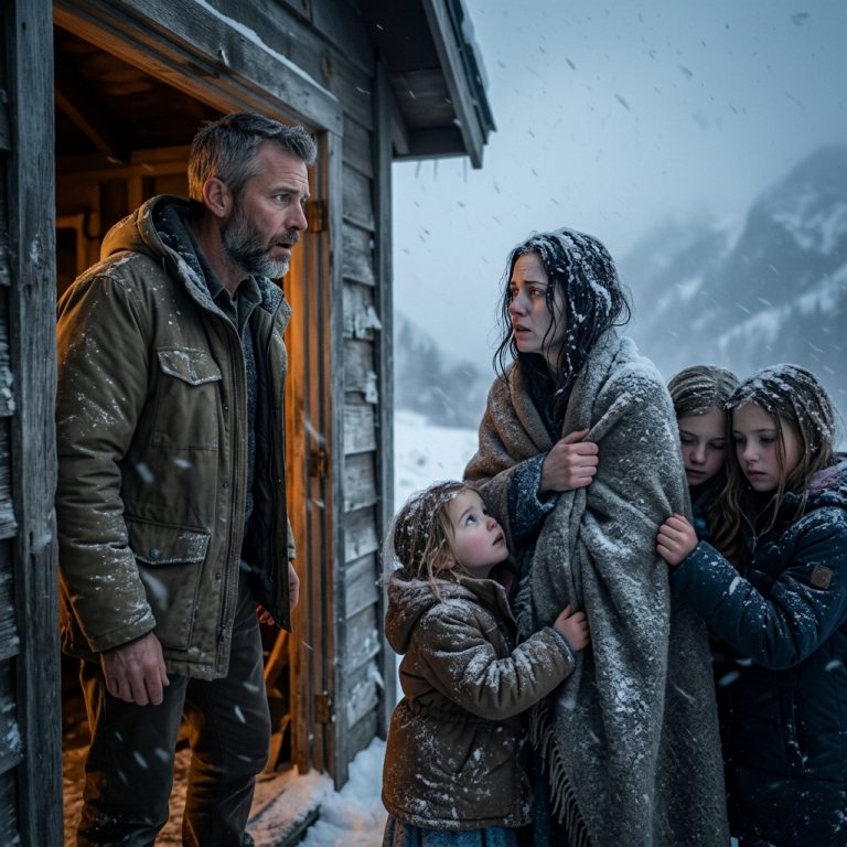 A Frozen Widower Let His Fire Die on Christmas Eve—Then Three Little Girls Knocked