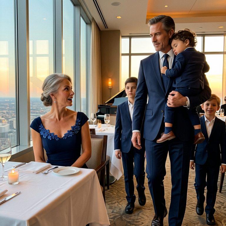 A Widower Brought His Three Sons to a Blind Date. She Never Expected What Happened Next.