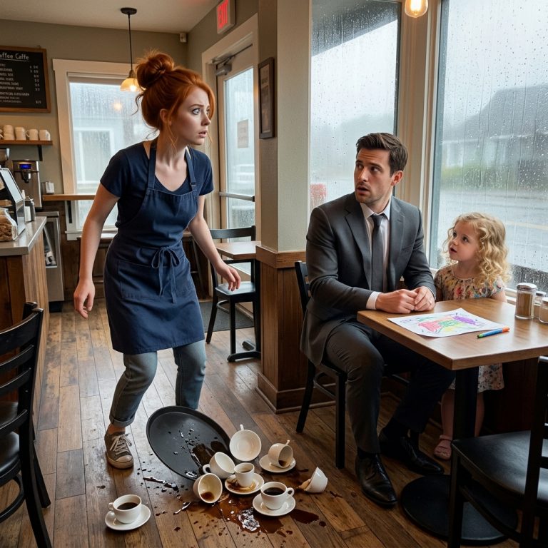 A Ruthless CEO Walked Into a Seaside Coffee Shop—Then His Daughter Looked Up and Said One Word That Changed His Empire Forever