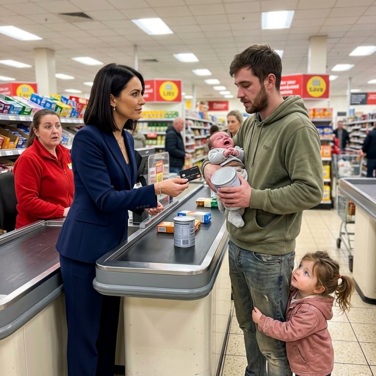 A Billionaire Saw a Father’s Card Declined—Then She Brought His Family Home