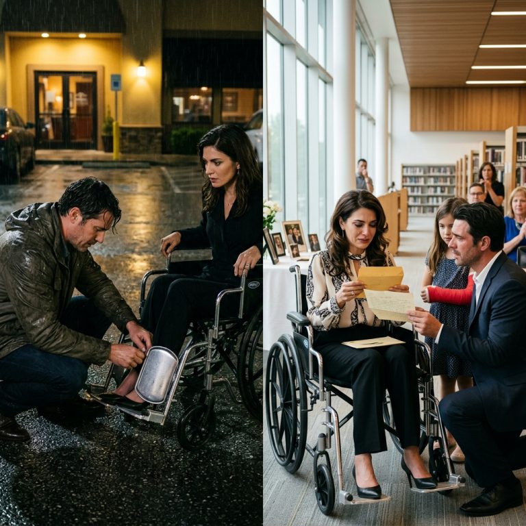 He Fixed a Stranger’s Wheelchair in the Rain — Not Knowing She Had Already Changed His Life Years Before
