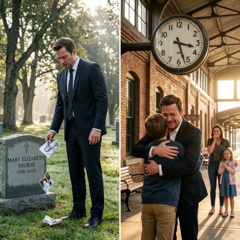 The Photograph That Fell at His Mother’s Grave and Led Him Back to Love