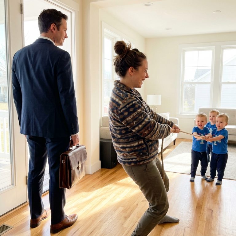 He Came Home Early and Found His Housekeeper Playing Tug-of-War With His Sons