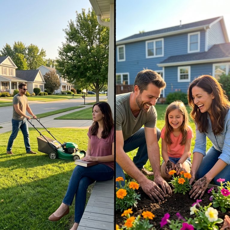 My Daughter Asked My Neighbor Why She Watches Me Mow the Lawn and Her Answer Changed Everything