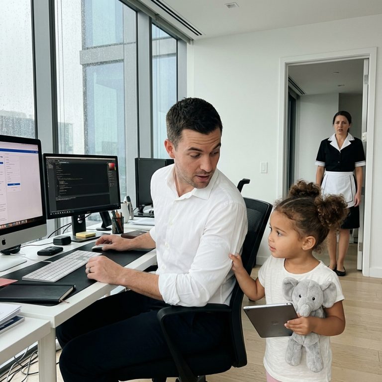 “The Little Girl Asked a Lonely Billionaire to Watch a Cartoon With Her”