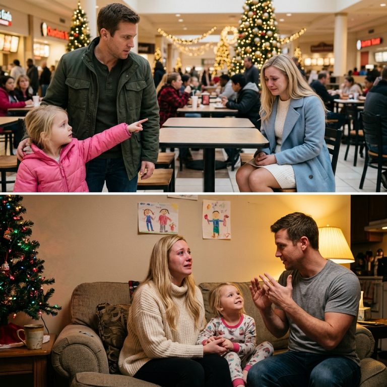 A Deaf Woman Sat Crying Alone on Christmas Eve Until a Girl Saw Her