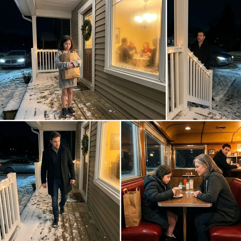 A Small Girl Stood in the Cold on Christmas Eve and One Man Refused to Look Away