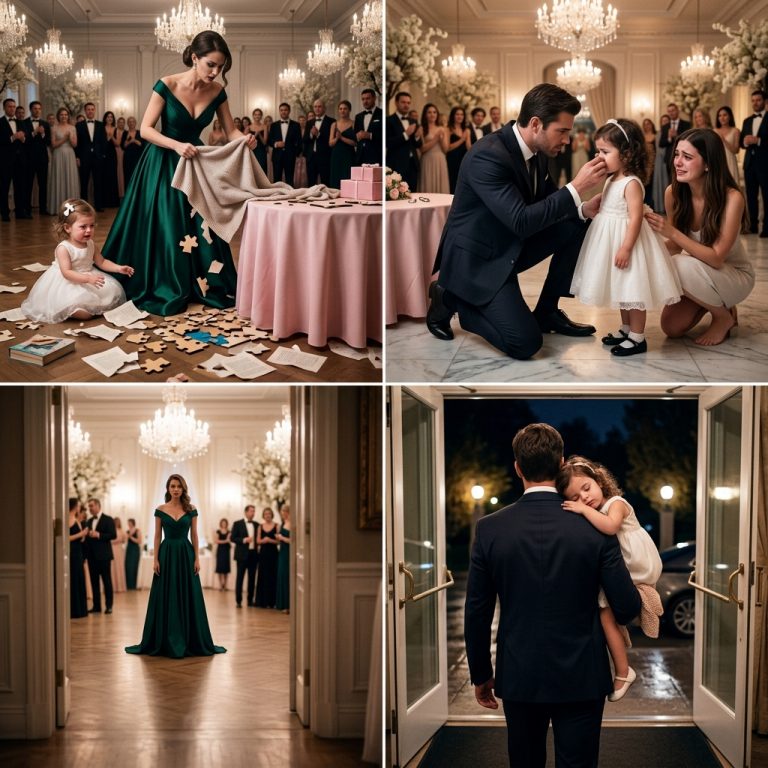At a Billionaire’s Party, His Fiancée Destroyed Every Gift the Maid’s Toddler Received