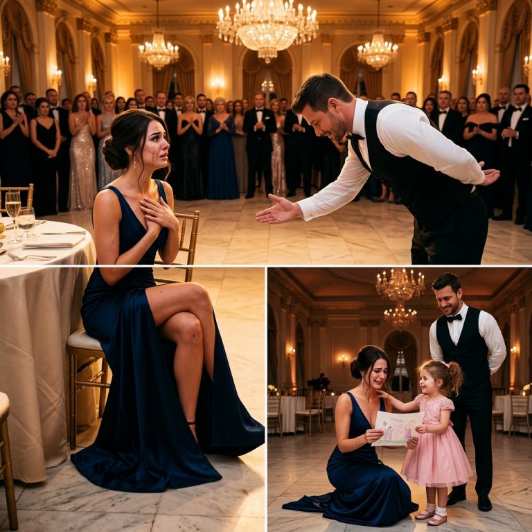 A Waiter Bowed and Asked the CEO’s Scarred Daughter to Dance—Then a 9-Year-Old Ran In