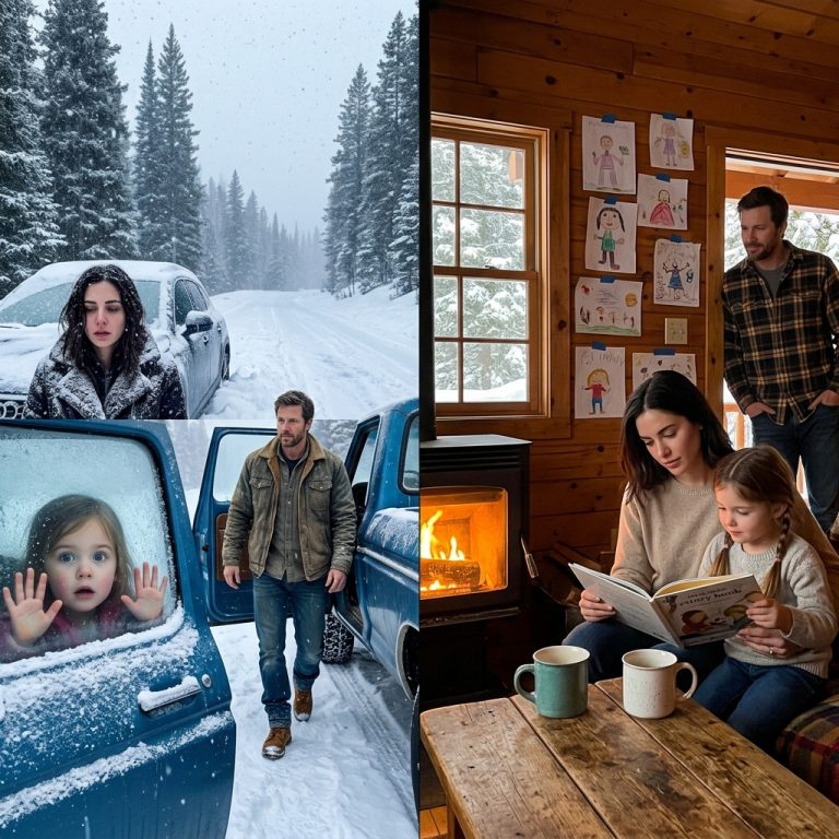A Wealthy Woman Was Stranded in a Snowstorm—A Single Father’s Cabin Changed Everything