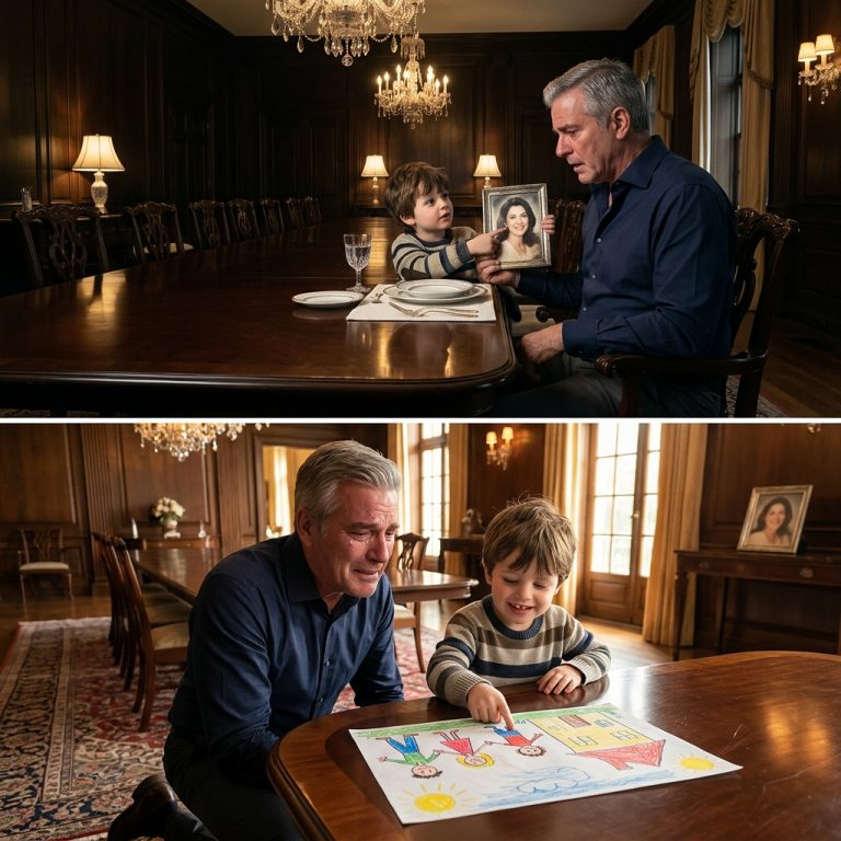 A Cleaning Lady’s Son Wandered Into a Millionaire’s Mansion—Then Pointed at a Photograph and Asked a Question