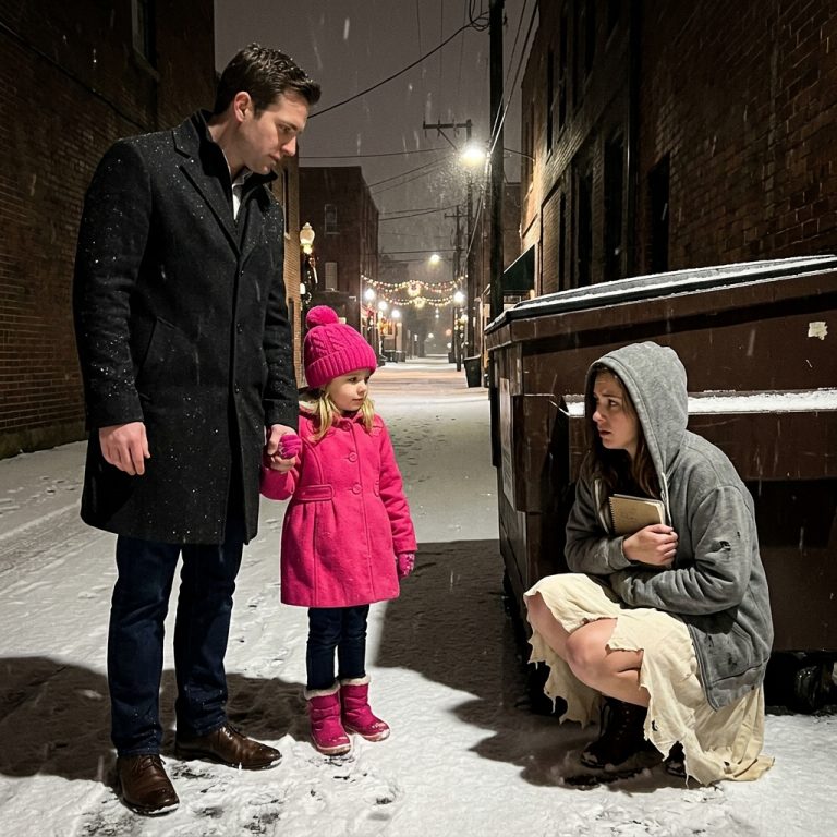 A Widower Found a Homeless Woman Digging Through Trash on Christmas Eve—Then Everything Changed