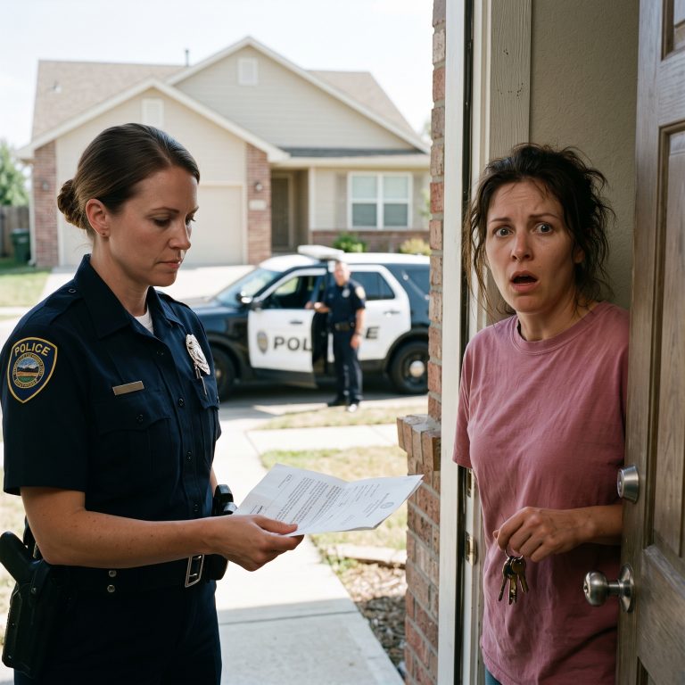 “At 7 AM, I’m watching through my kitchen window as this woman slides her key into my lock—and the damn thing turns.” Justin Roberts and his wife Tracy thought they’d found paradise in Oakwood Heights. Then their HOA president started leaving violation notices for mailbox angles and garbage can placement. But when Kelly Phillips showed up with a massive key ring and started trying every key on their front door, Justin knew something was terribly wrong. Then his wife appeared from the bedroom hallway holding something that made this psycho freeze like she’d been tasered. He had no idea his wife was this dangerous—or that Kelly’s obsession went far beyond neighborhood drama.